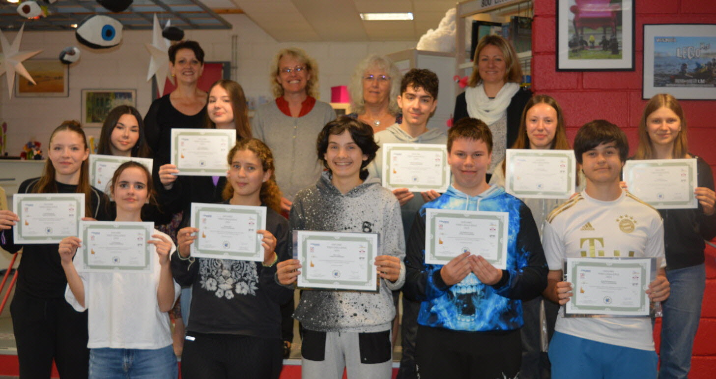 Le collège de Dannemarie remporte Théo-challenge