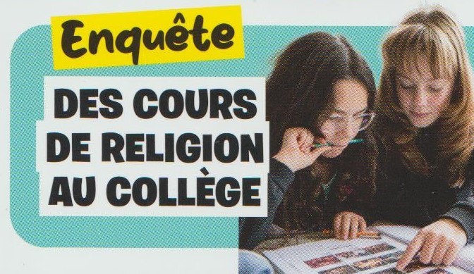 La magazine OKAPI parle des cours de religion !