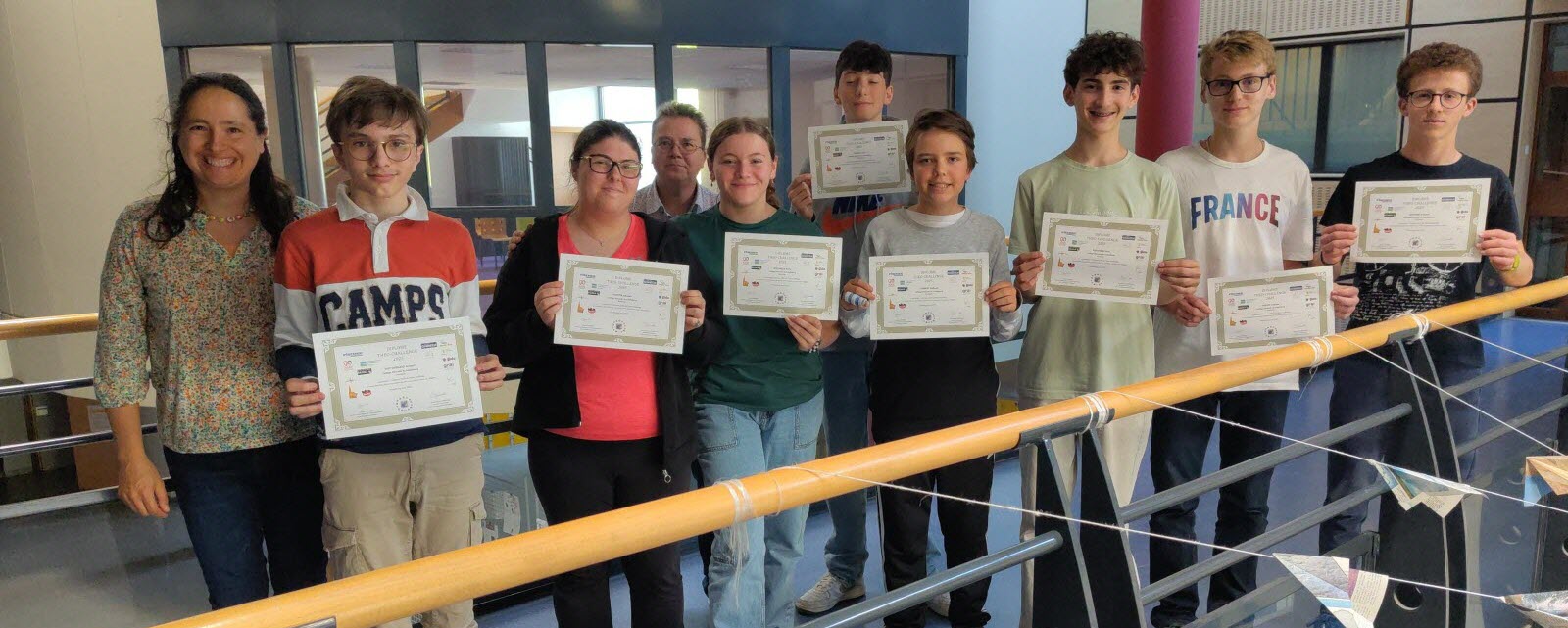 Rosheim : Trois collégiens sur le podium au jeu-concours Théo-Challenge